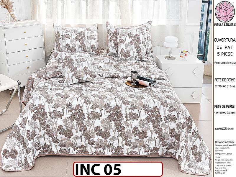 Cuvertura cu 5 piese din In - INC05