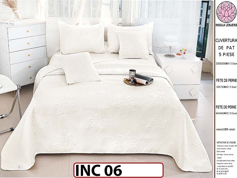 Cuvertura cu 5 piese din In - INC06