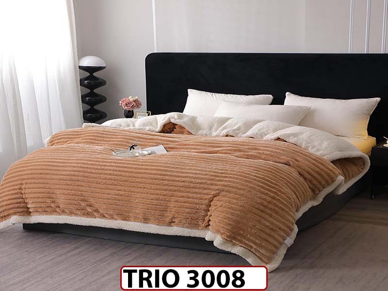 Patura Pufoasa Cocolino cu Blanita cu Fermoar - TRIO3008