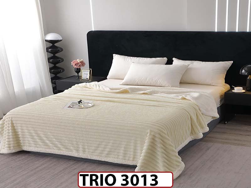 Patura Pufoasa Cocolino cu Blanita cu Fermoar - TRIO3013