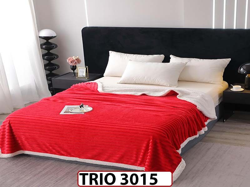 Patura Pufoasa Cocolino cu Blanita cu Fermoar - TRIO3015