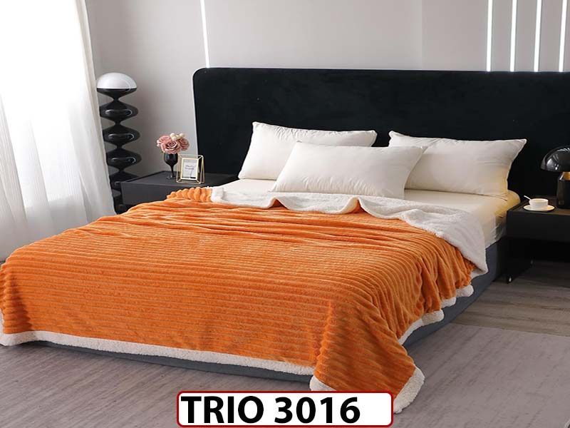 Patura Pufoasa Cocolino cu Blanita cu Fermoar - TRIO3016