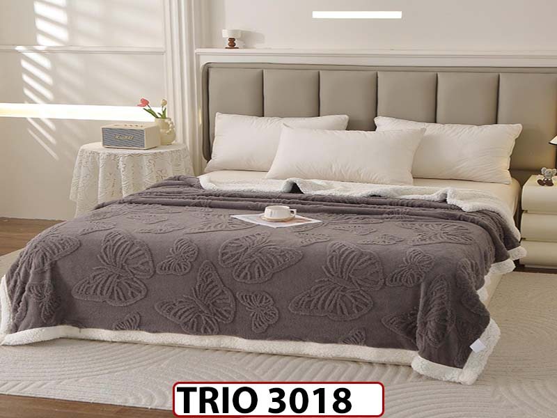 Patura Pufoasa Cocolino cu Blanita cu Fermoar - TRIO3018