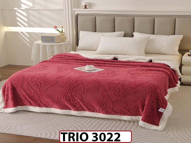Patura Pufoasa Cocolino cu Blanita cu Fermoar - TRIO3022