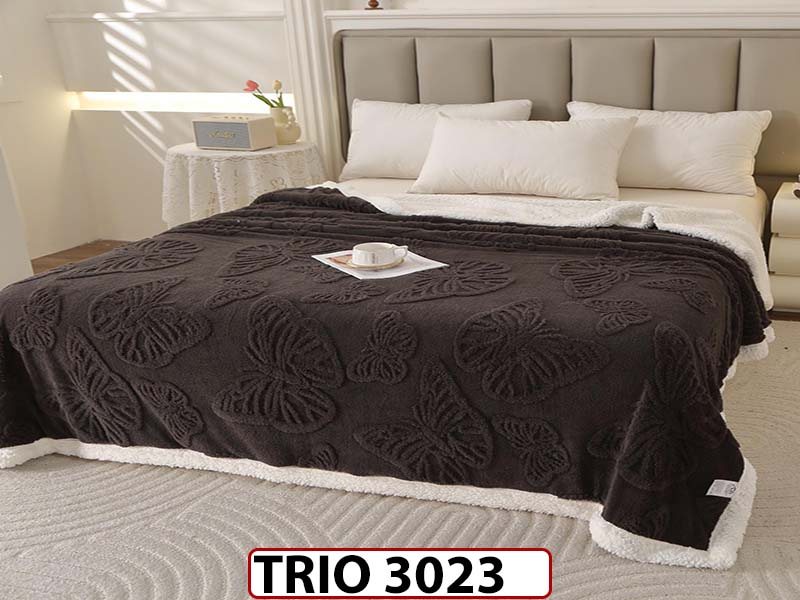 Patura Pufoasa Cocolino cu Blanita cu Fermoar - TRIO3023