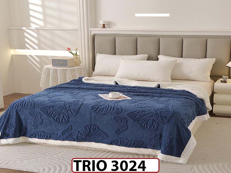 Patura Pufoasa Cocolino cu Blanita cu Fermoar - TRIO3024