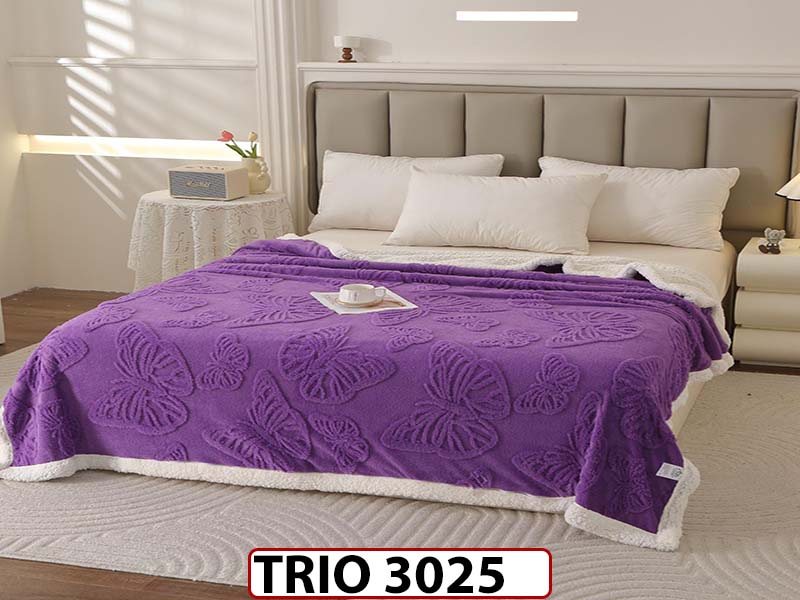 Patura Pufoasa Cocolino cu Blanita cu Fermoar - TRIO3025