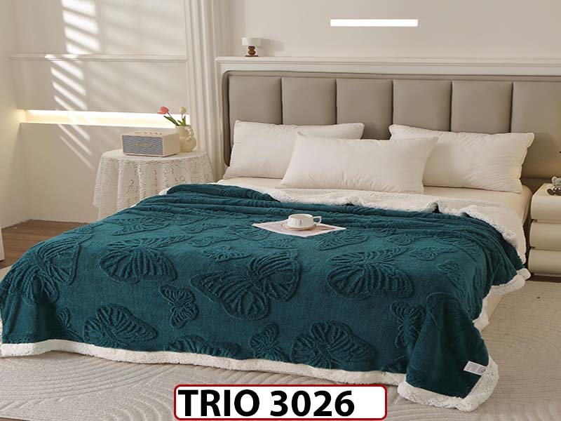 Patura Pufoasa Cocolino cu Blanita cu Fermoar - TRIO3026