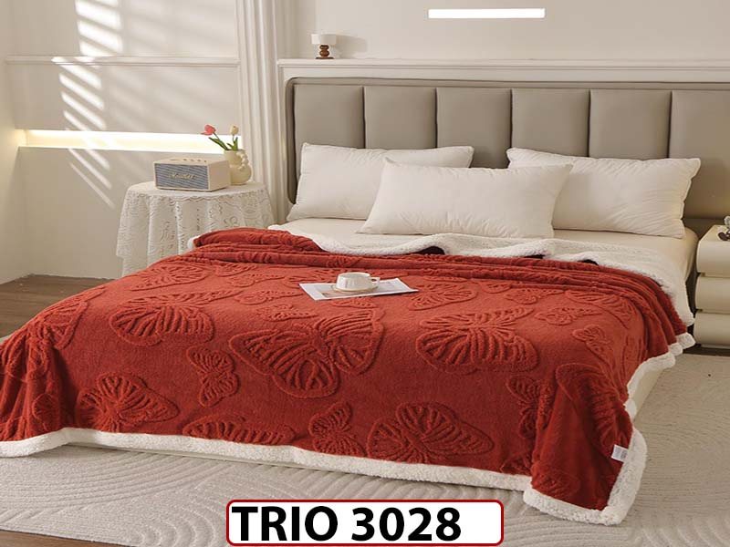 Patura Pufoasa Cocolino cu Blanita cu Fermoar - TRIO3028