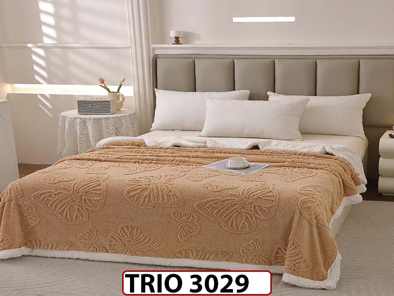 Patura Pufoasa Cocolino cu Blanita cu Fermoar - TRIO3029