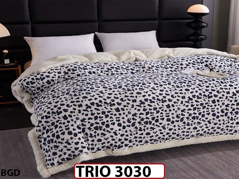 Patura Pufoasa Cocolino cu Blanita  - TRIO3030