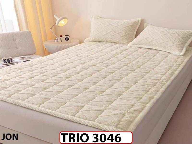 Husa / topper model tricotat + 2 Fete de Perne - Saltea 160x200 - TRIO3046
