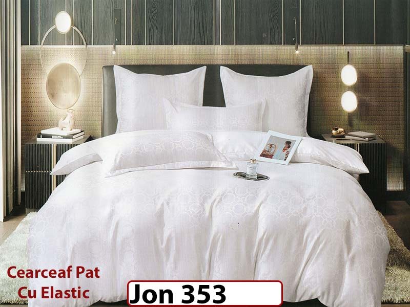 Lenjerie Jacquard 6 piese cu elastic - JON353