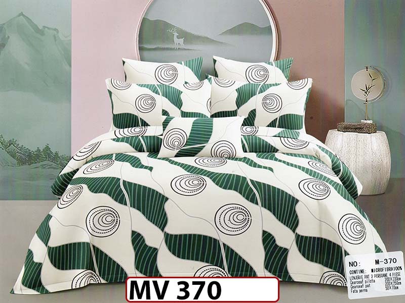 Lenjerie din bumbac Satinat 4 piese Casa New Concept - MV370