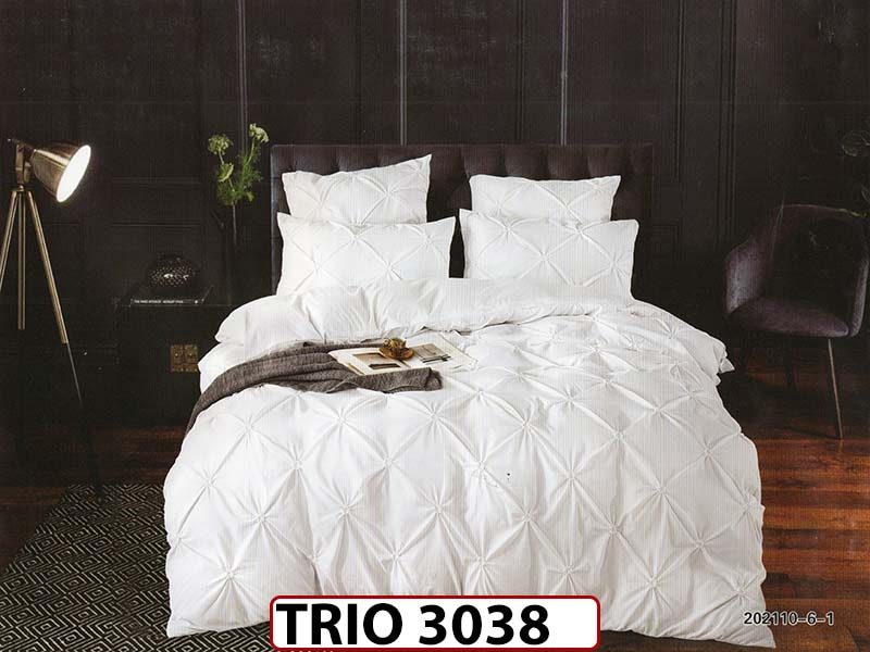 Lenjerie din finet cu pliuri 6 piese - TRIO3038