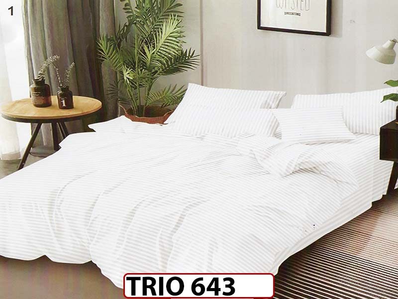 Lenjerie din damasc finetat  6 piese - TRIO643