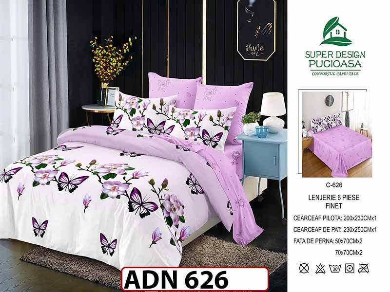 Lenjerie din finet  6 piese - ADN 626