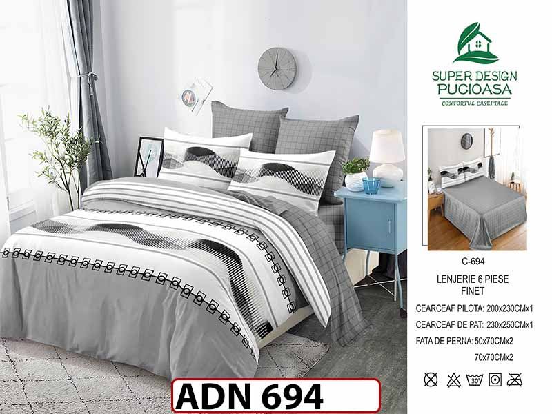 Lenjerie din finet  6 piese - ADN 694