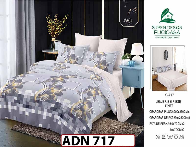 Lenjerie din finet  6 piese - ADN 717