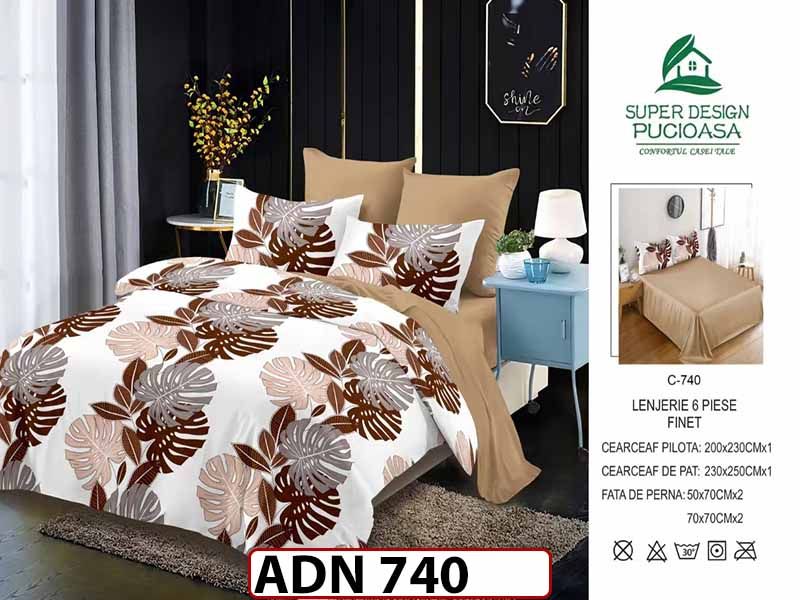 Lenjerie din finet  6 piese - ADN 740
