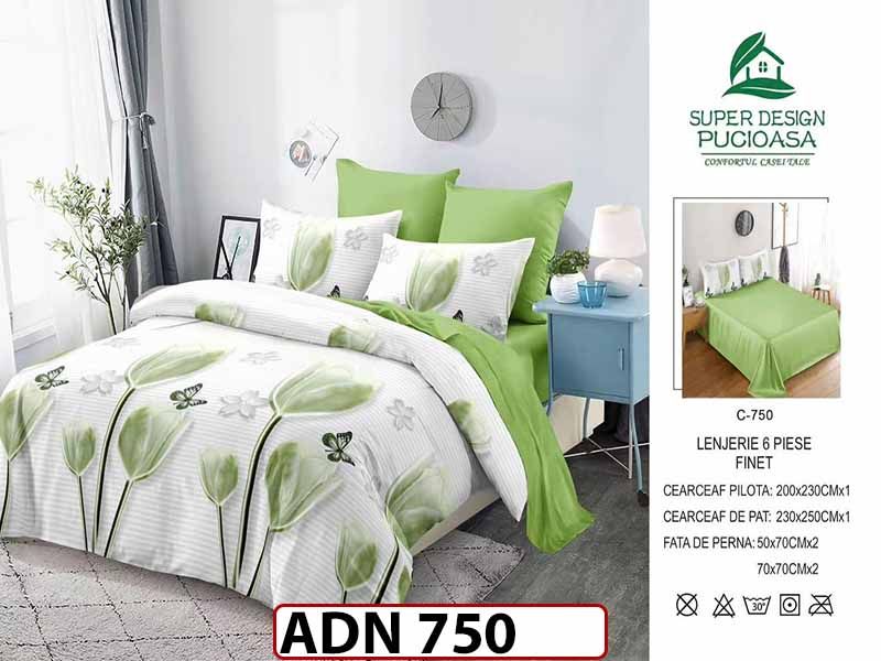 Lenjerie din finet  6 piese - ADN 750