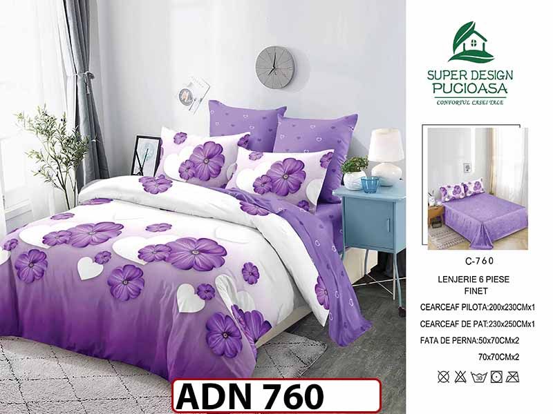Lenjerie din finet  6 piese - ADN 760