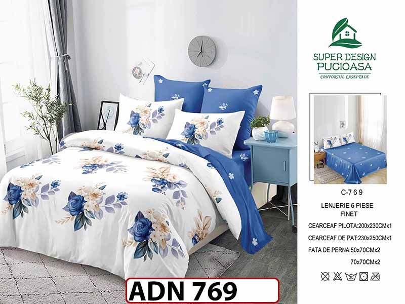 Lenjerie din finet  6 piese - ADN 769