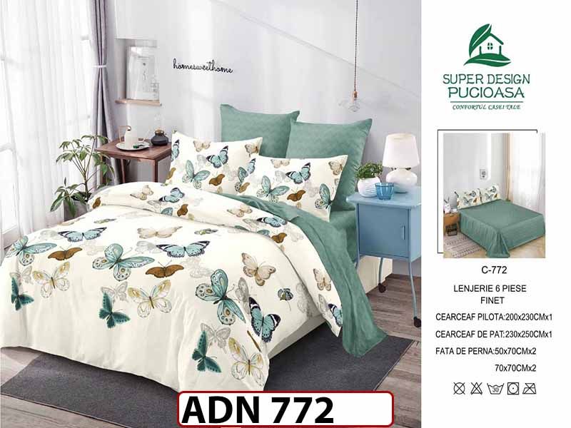 Lenjerie din finet  6 piese - ADN 772