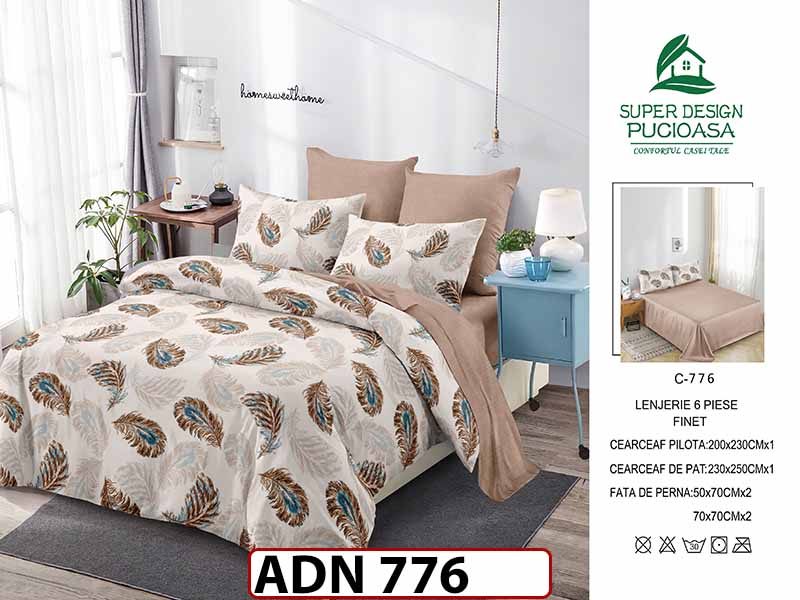 Lenjerie din finet  6 piese - ADN 776