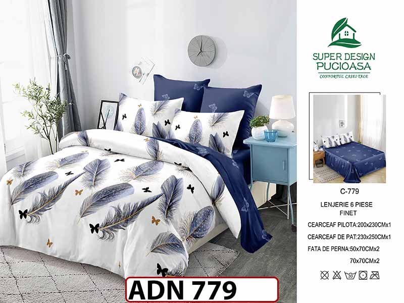 Lenjerie din finet  6 piese - ADN 779