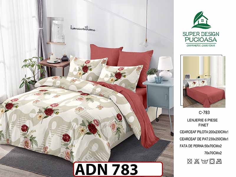 Lenjerie din finet  6 piese - ADN 783