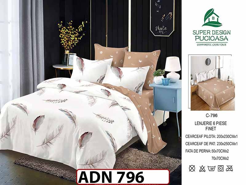 Lenjerie din finet  6 piese - ADN 796