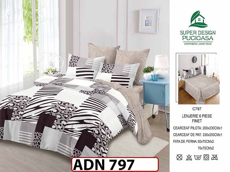 Lenjerie din finet  6 piese - ADN 797