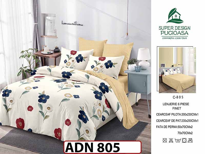 Lenjerie din finet  6 piese - ADN 805