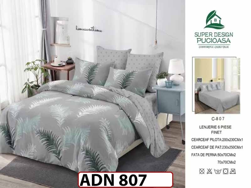 Lenjerie din finet  6 piese - ADN 807