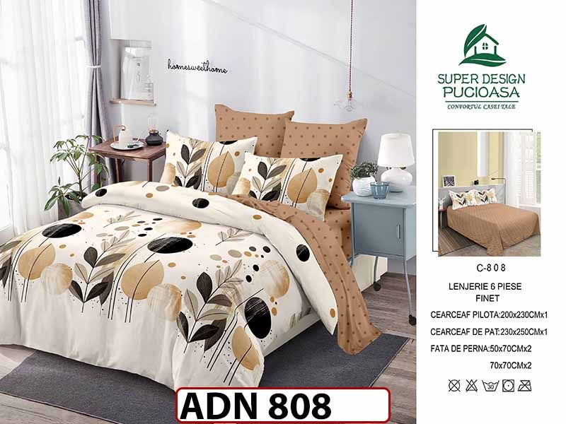 Lenjerie din finet  6 piese - ADN 808