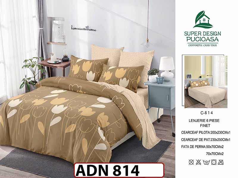 Lenjerie din finet  6 piese - ADN 814
