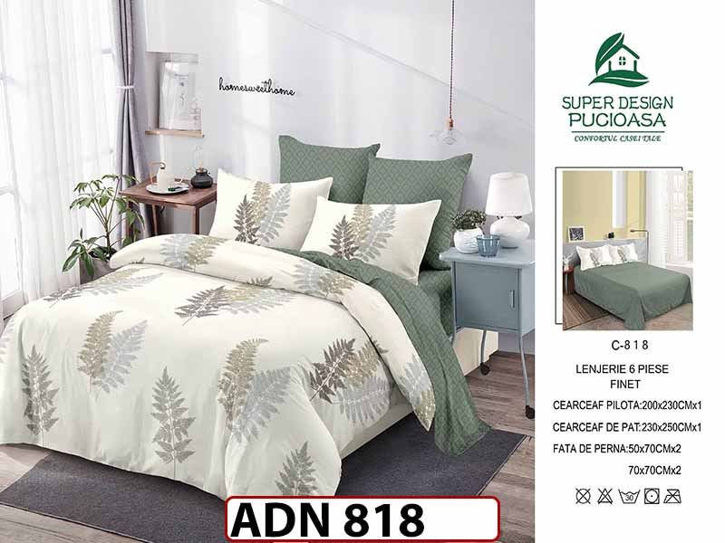 Lenjerie din finet  6 piese - ADN 818