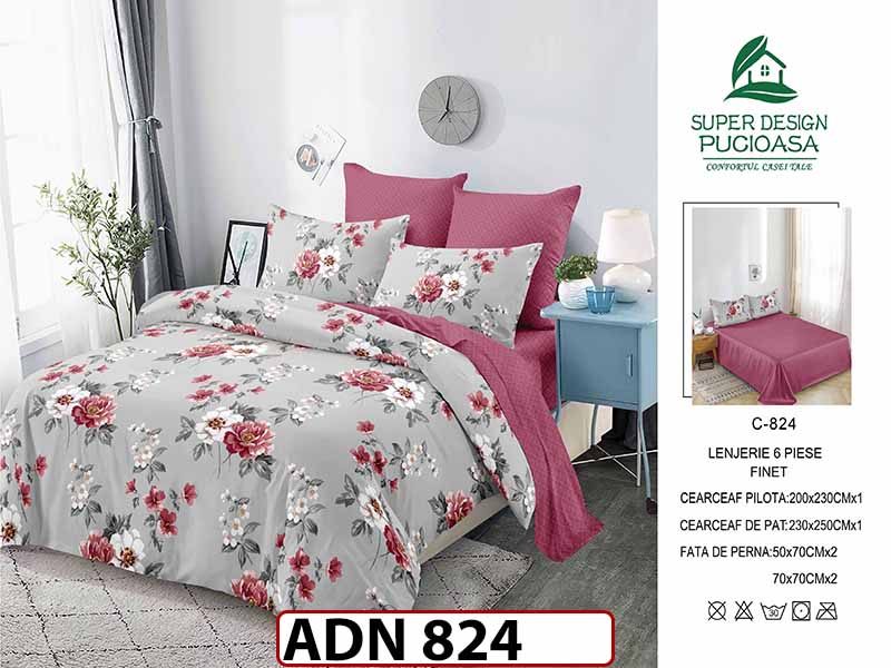 Lenjerie din finet  6 piese - ADN 824