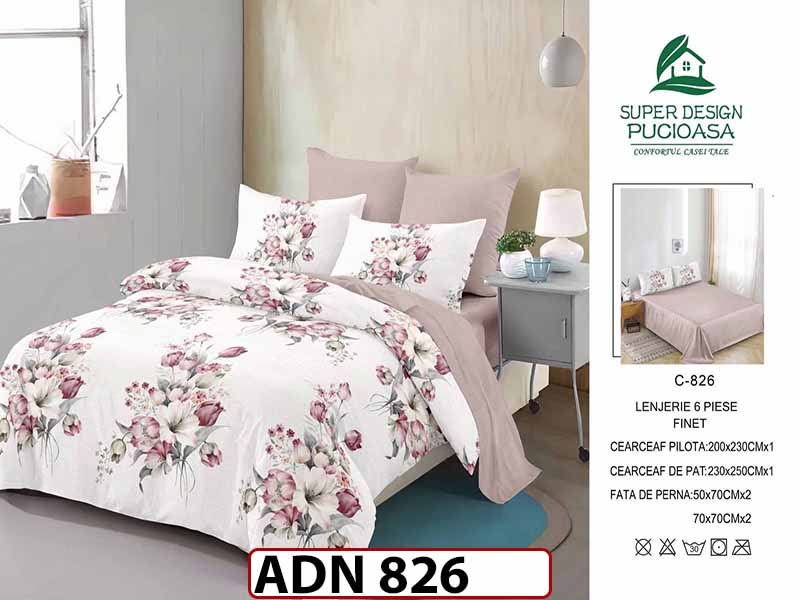 Lenjerie din finet  6 piese - ADN 826