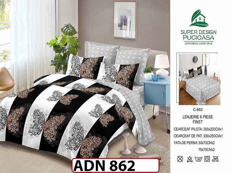 Lenjerie din finet  6 piese - ADN 862