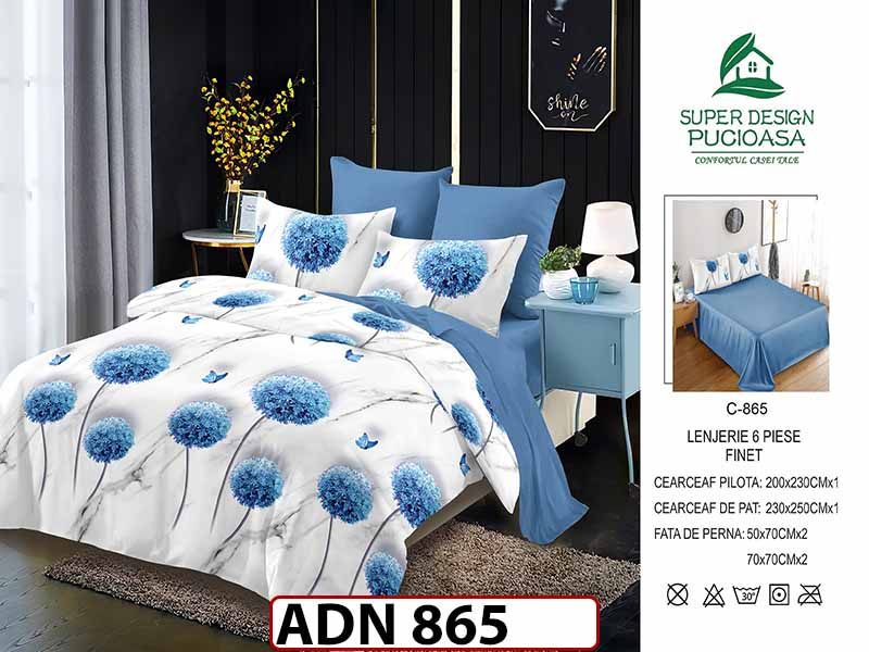 Lenjerie din finet  6 piese - ADN 865