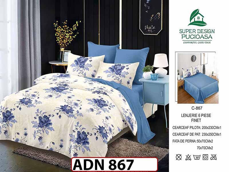 Lenjerie din finet  6 piese - ADN 867