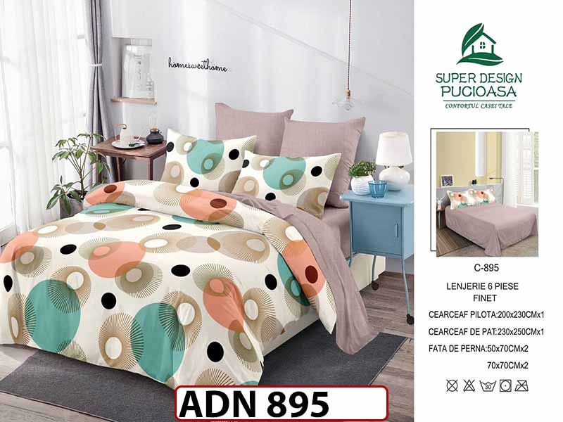 Lenjerie din finet  6 piese - ADN 895
