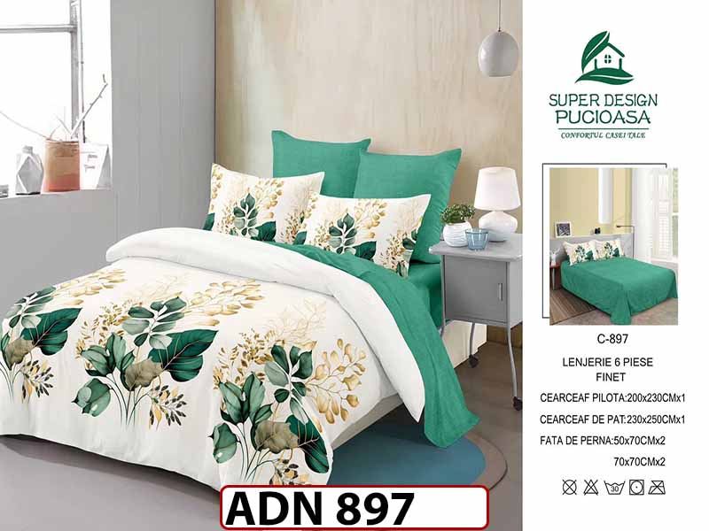 Lenjerie din finet  6 piese - ADN 897