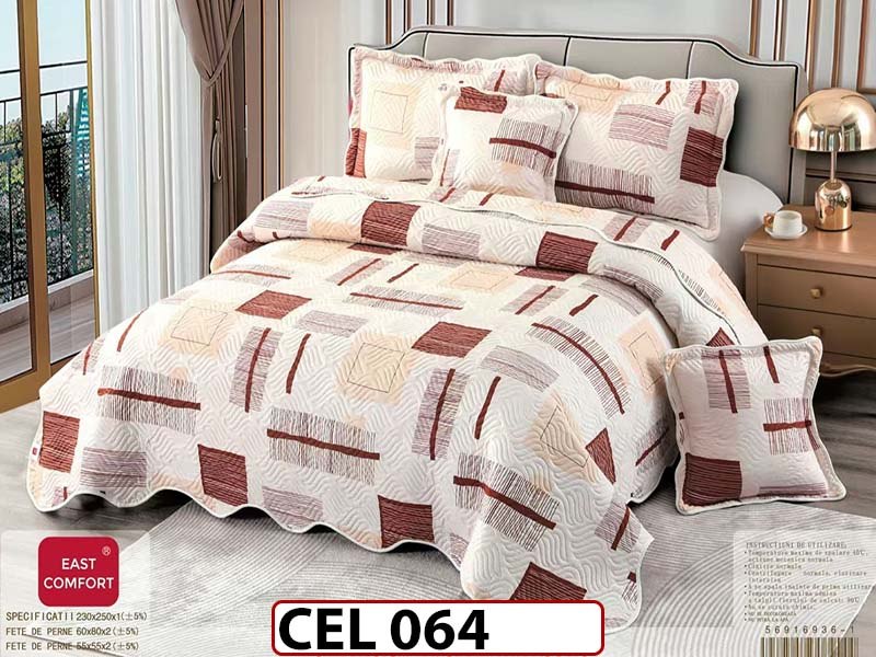 Cuvertura cu 5 piese din BUMBAC FINETAT CEL064