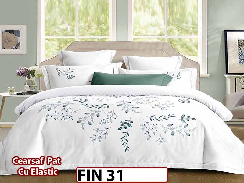 Lenjerie din Finet Elegant 4 piese cu elastic  - FIN 31