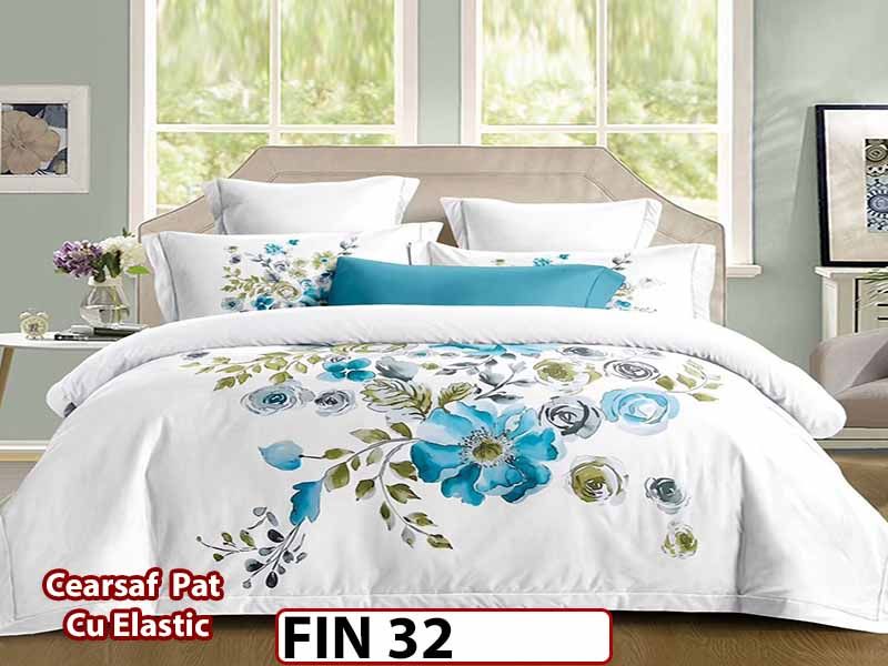 Lenjerie din Finet Elegant 4 piese cu elastic  - FIN 32