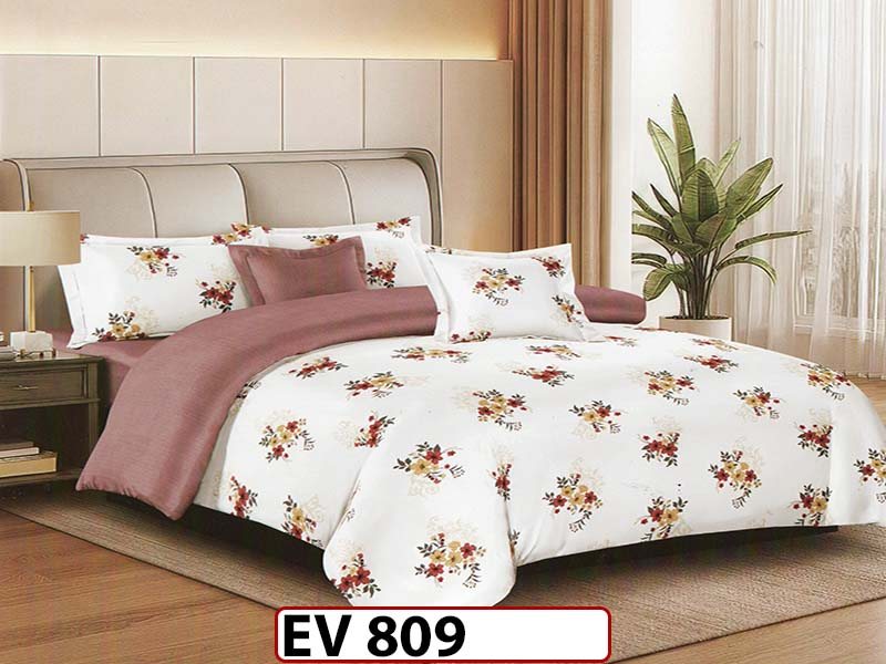 Lenjerie din bumbac Satinat 6 piese Casa New Concept - EV809