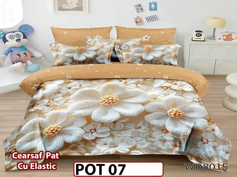 Lenjerie din Finet 5D cu Elastic 4 Piese - POT07